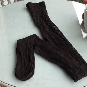 Wolford patterned black tights